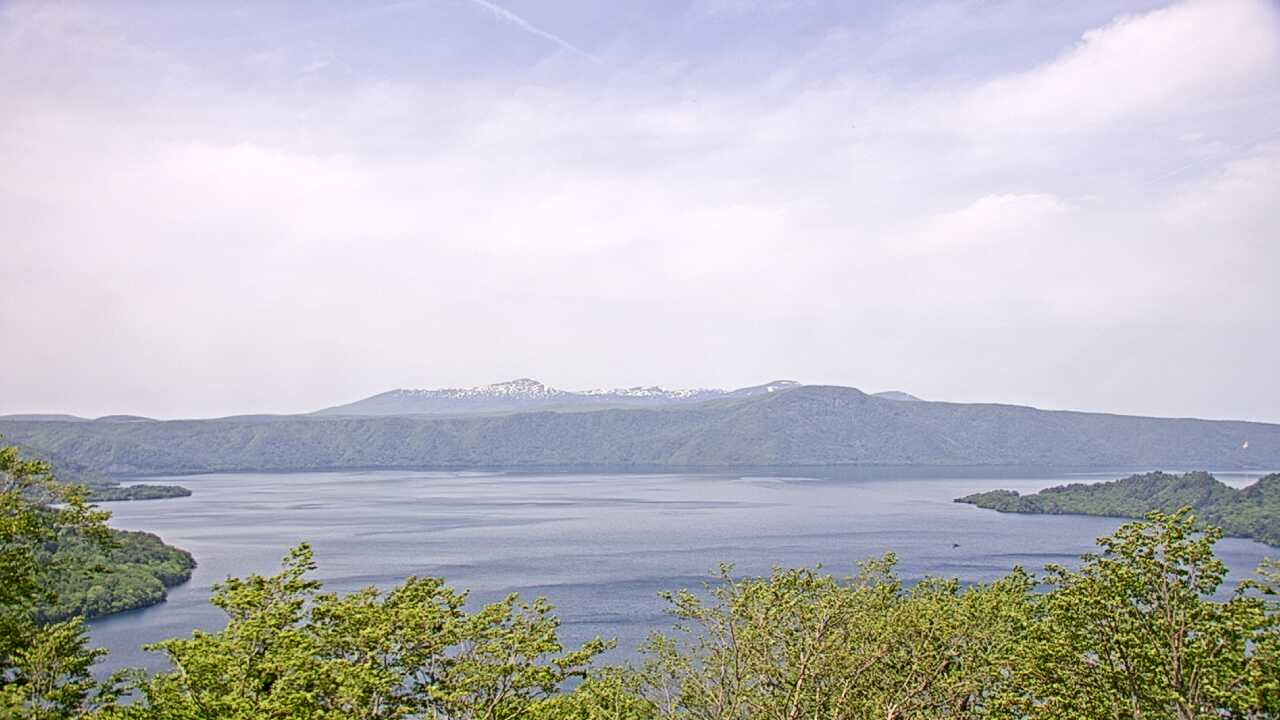Lake Towadako as viewed from Hakka Pass