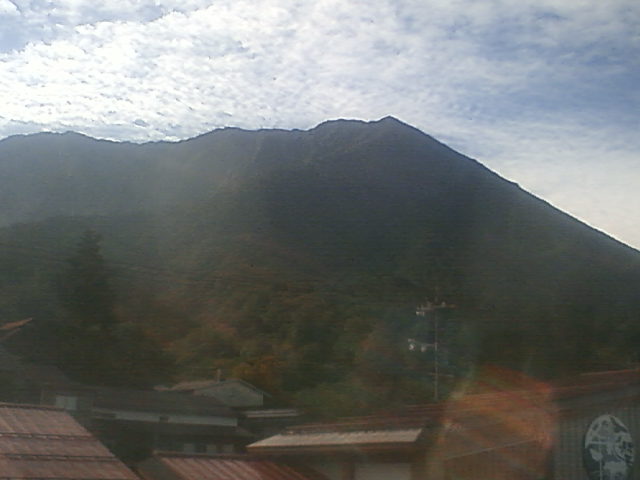 Mt. Daisen as viewd from Daisen Information Center