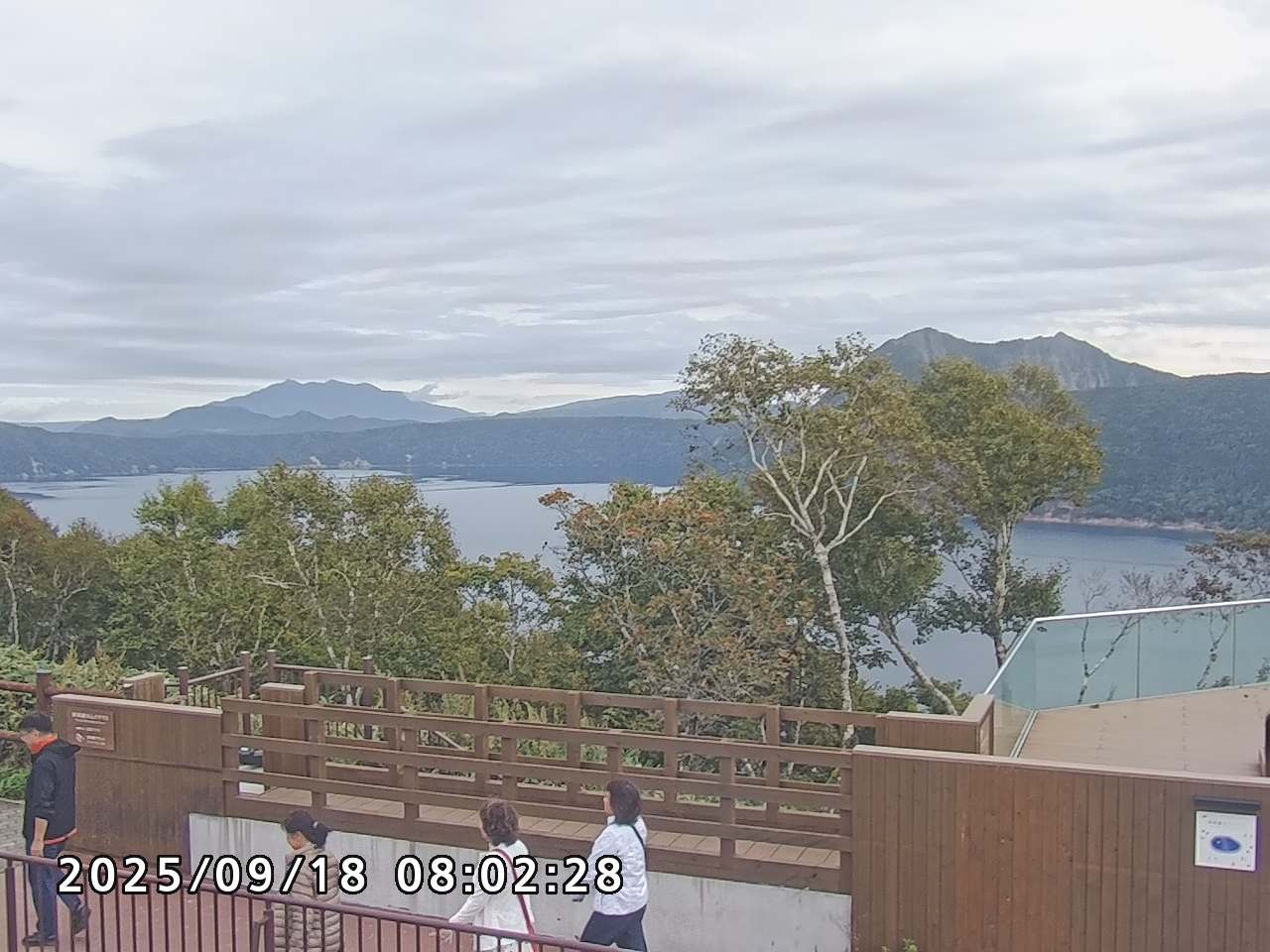 第一展望台からみた摩周湖