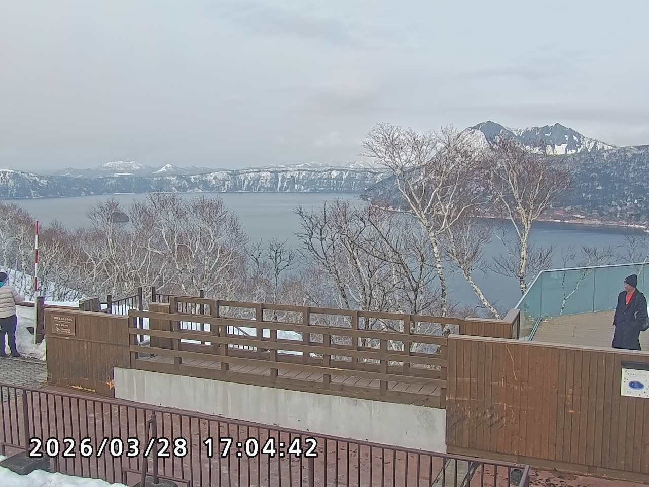 第一展望台からみた摩周湖