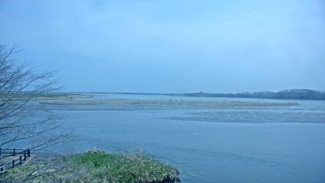 濤沸湖と斜里岳