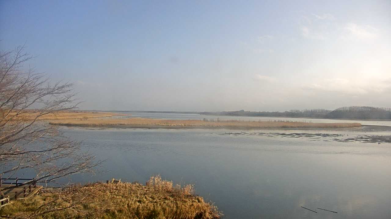 濤沸湖と斜里岳