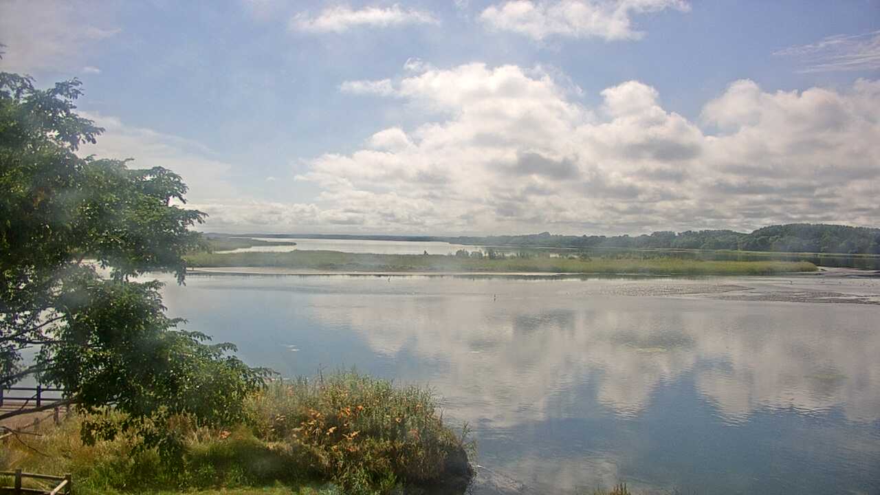 濤沸湖と斜里岳