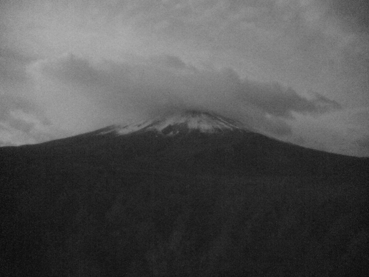 Mt. Fuji as viewed from northern foothills ( Fuji Hokuroku Flux Observation Site)