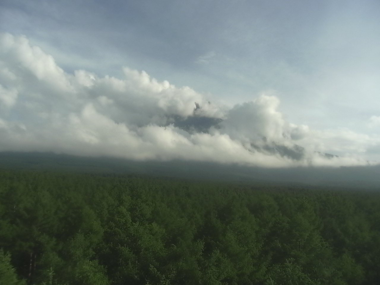 富士北麓からみた富士山2（富士山北麓フラックス観測サイト）