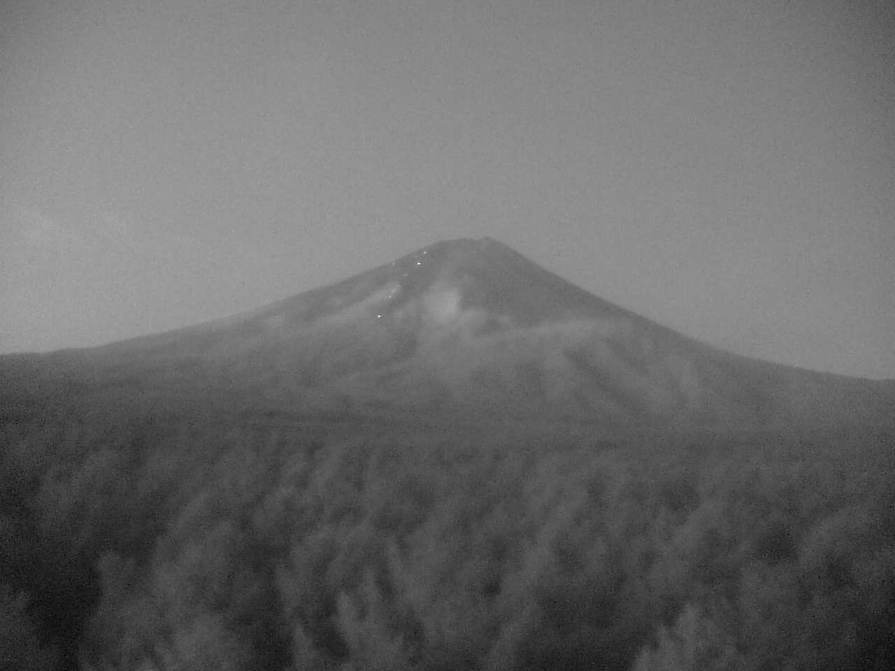 富士北麓からみた富士山2（富士山北麓フラックス観測サイト）