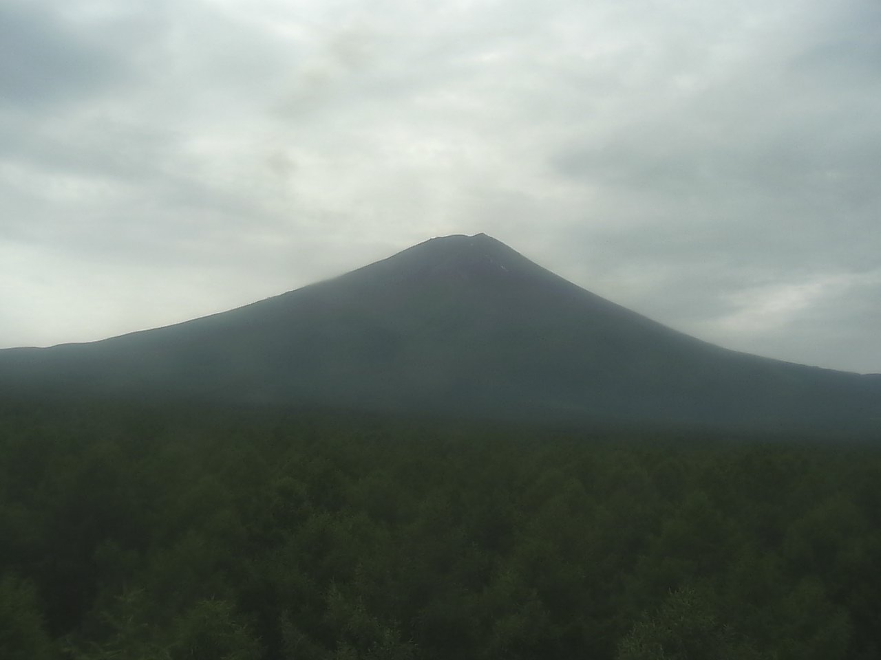 富士北麓からみた富士山2（富士山北麓フラックス観測サイト）