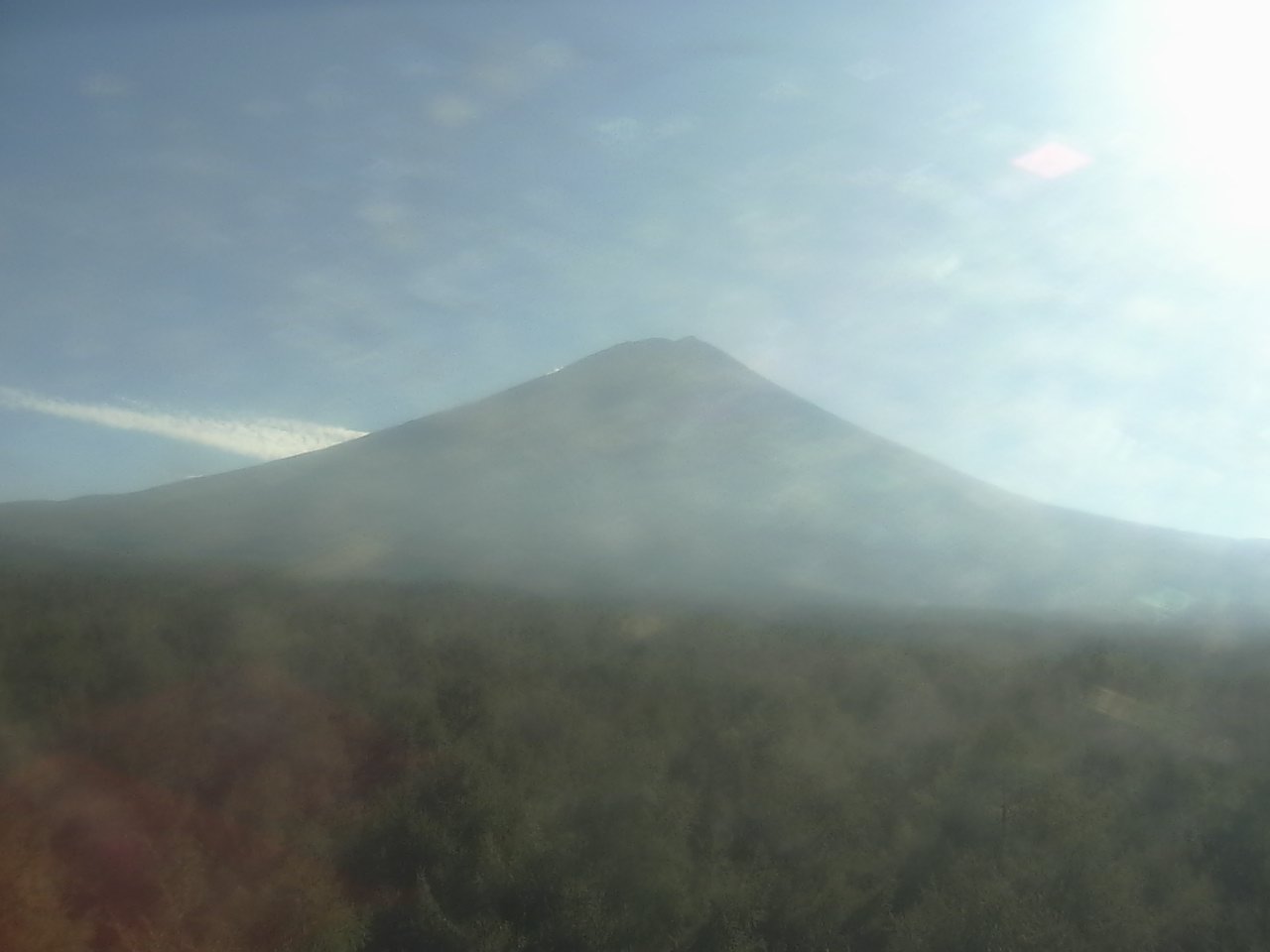 富士北麓からみた富士山2（富士山北麓フラックス観測サイト）
