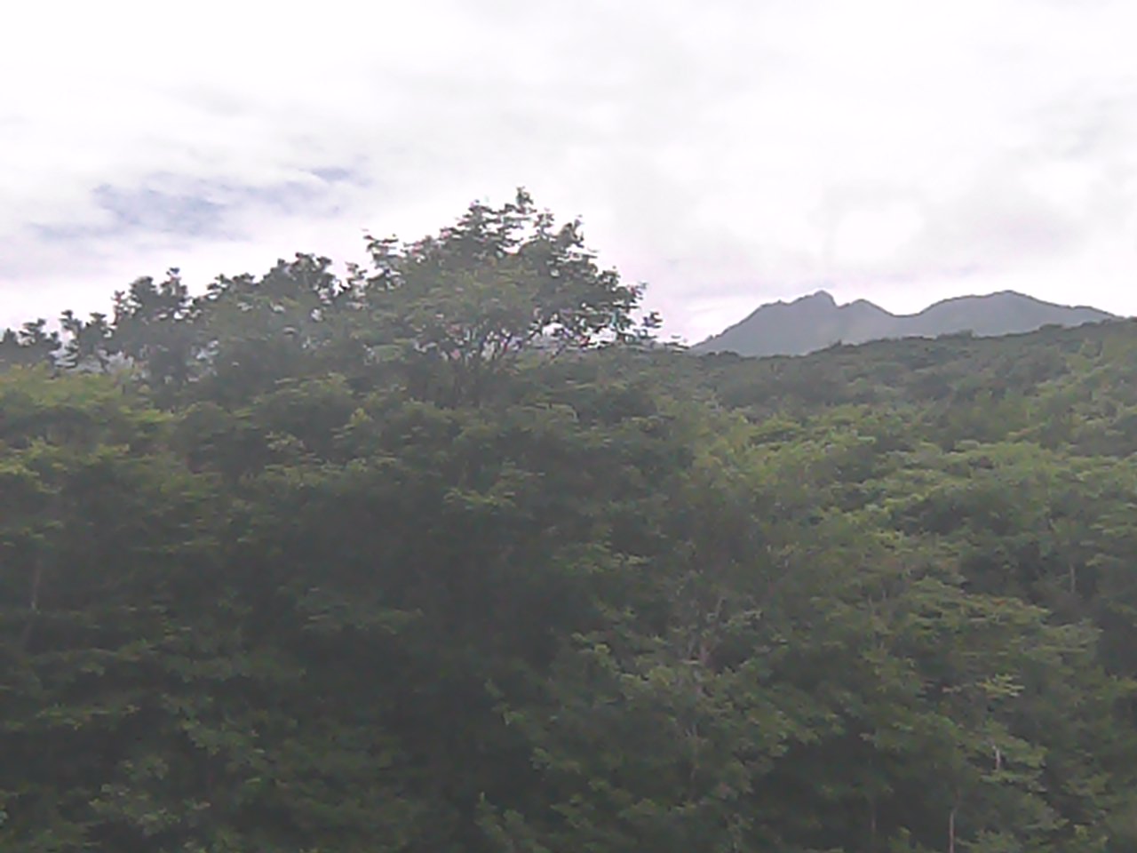 那須平成の森からみた那須岳