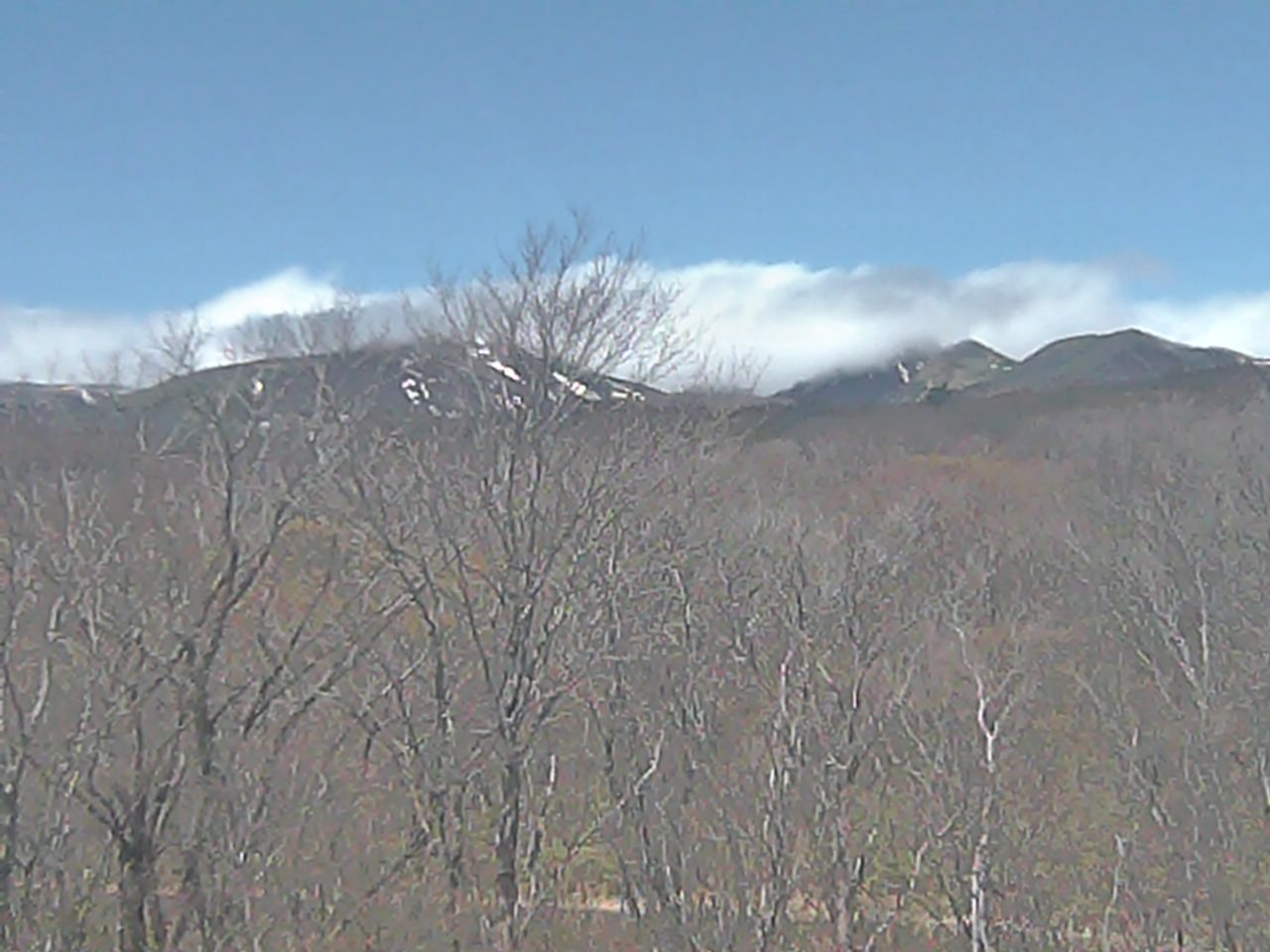 Mt. Nasudake as viewed from Nasu Heisei-no-mori Forest