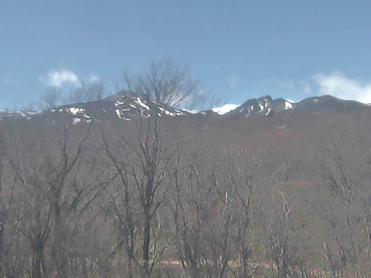 那須平成の森からみた那須岳