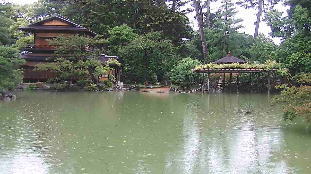 京都御苑（九條家の遺構・拾翠亭）