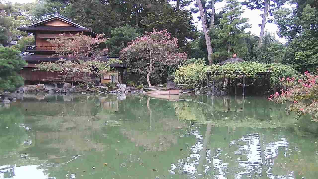 京都御苑（九條家の遺構・拾翠亭）