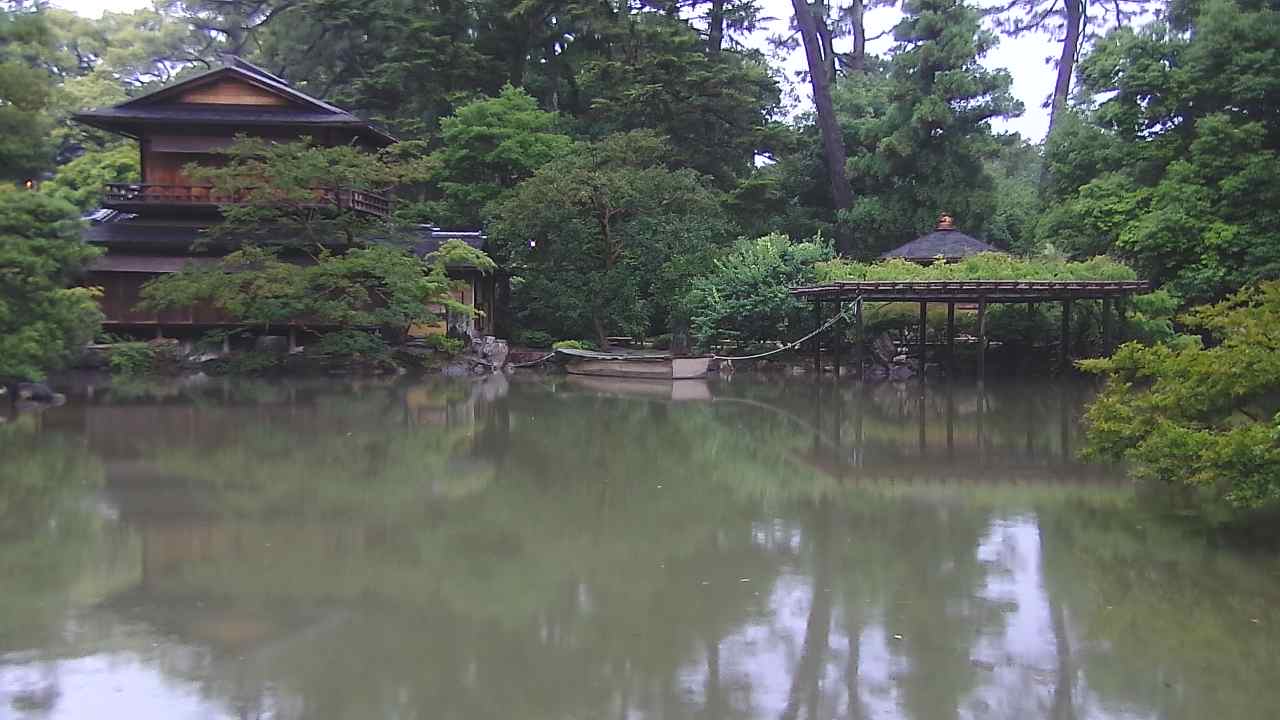 京都御苑（九條家の遺構・拾翠亭）
