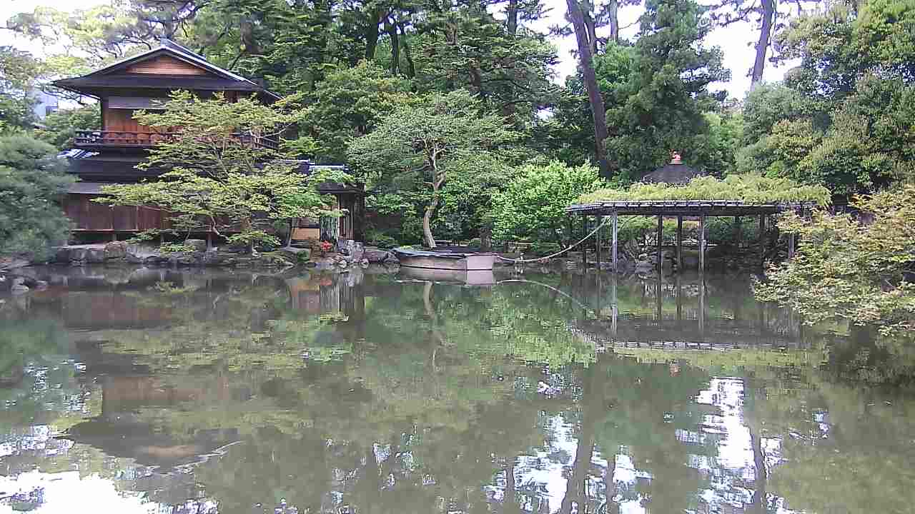 京都御苑（九條家の遺構・拾翠亭）