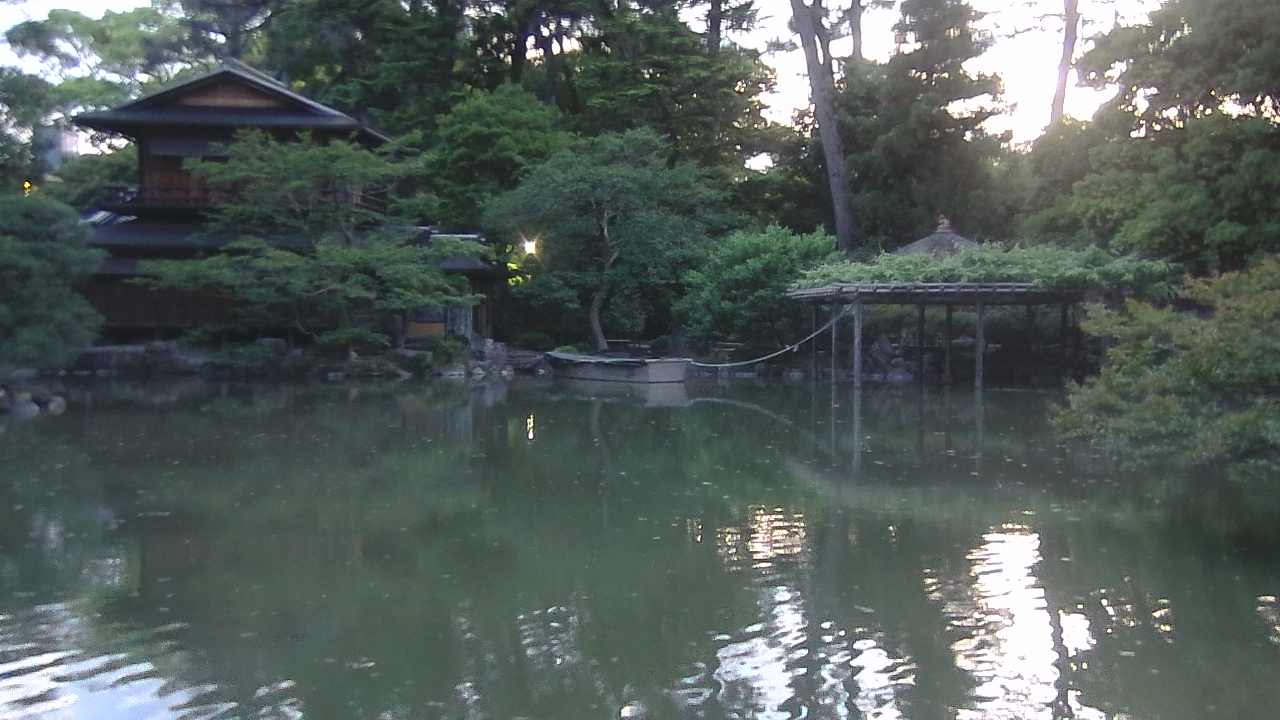 京都御苑（九條家の遺構・拾翠亭）