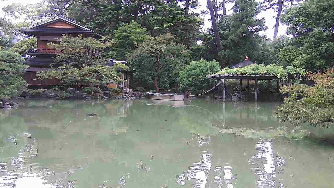 京都御苑（九條家の遺構・拾翠亭）