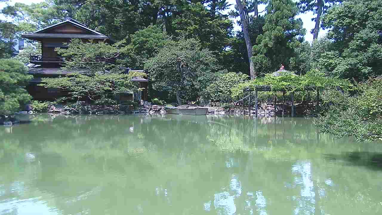 京都御苑（九條家の遺構・拾翠亭）