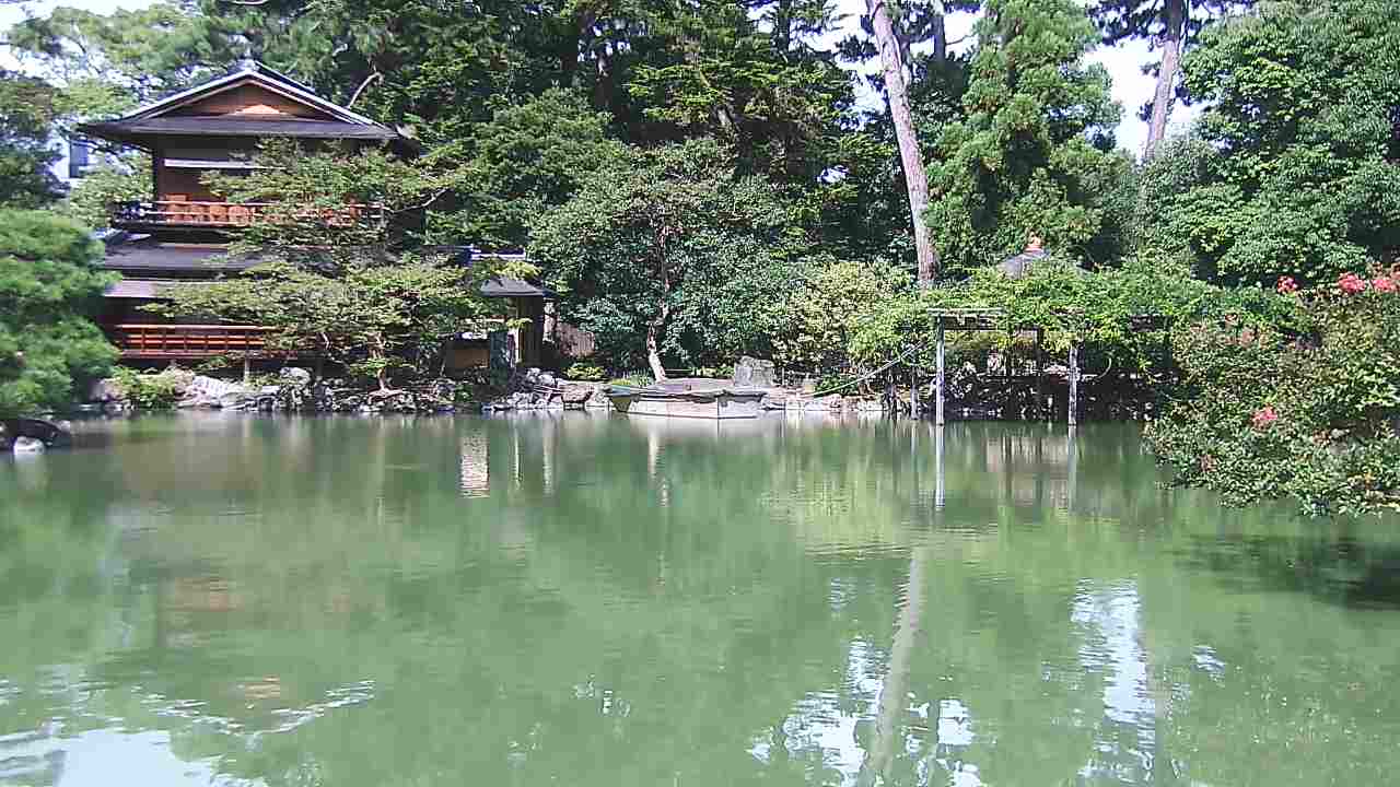 京都御苑（九條家の遺構・拾翠亭）