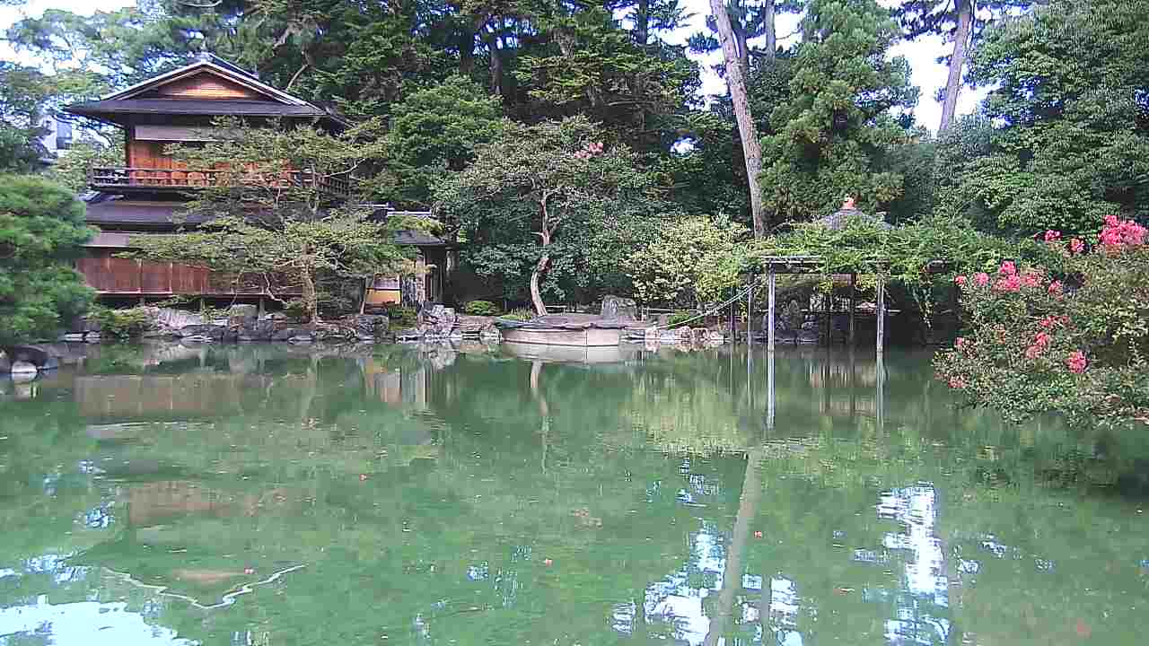 京都御苑（九條家の遺構・拾翠亭）