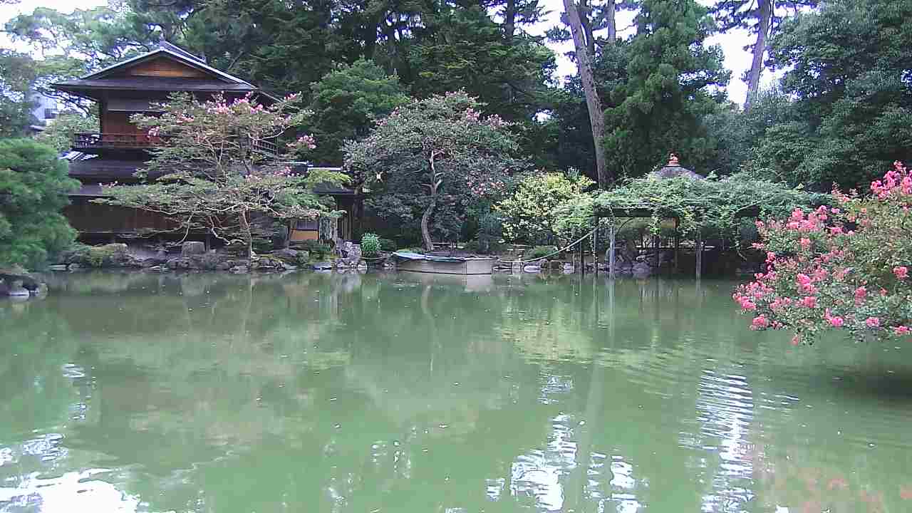 京都御苑（九條家の遺構・拾翠亭）