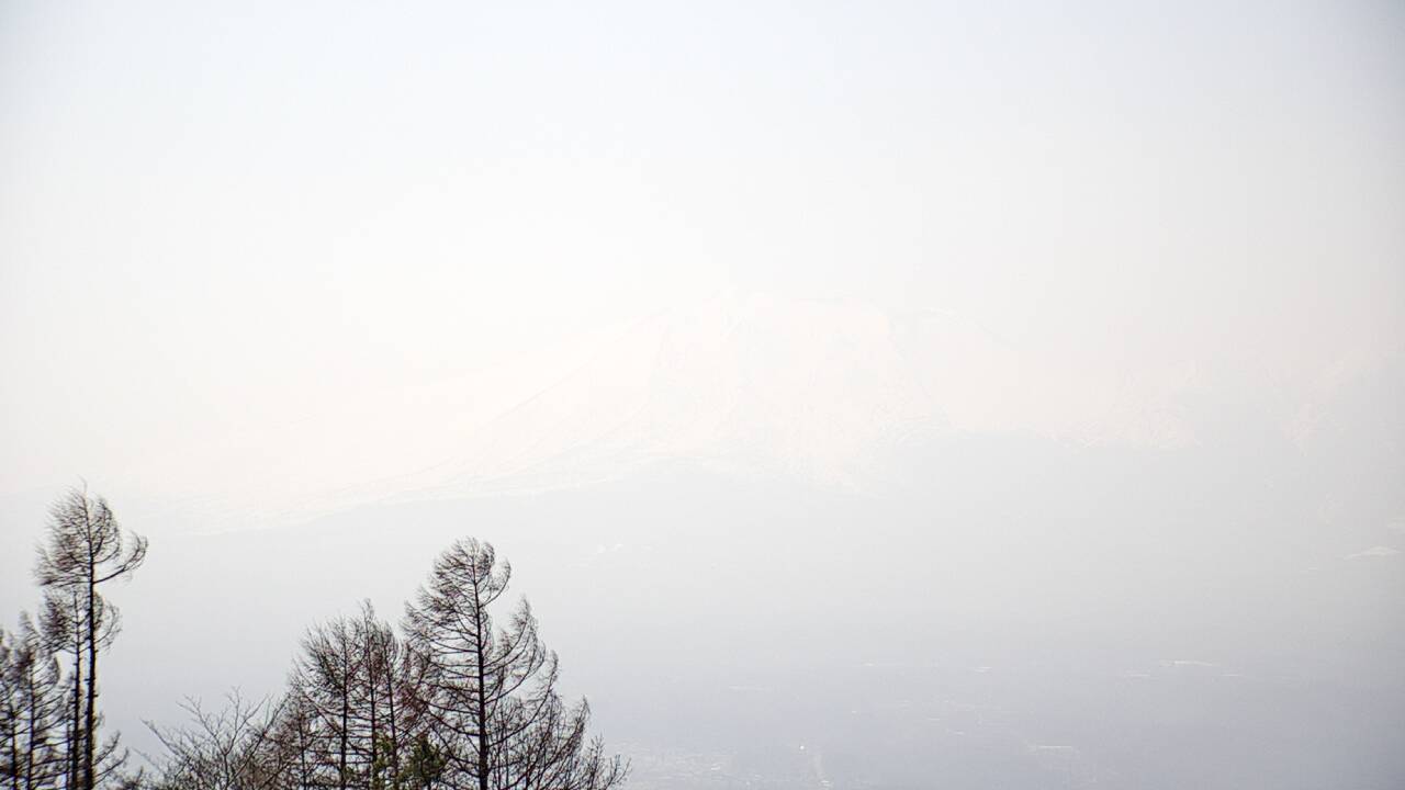 嬬恋村からみた浅間山