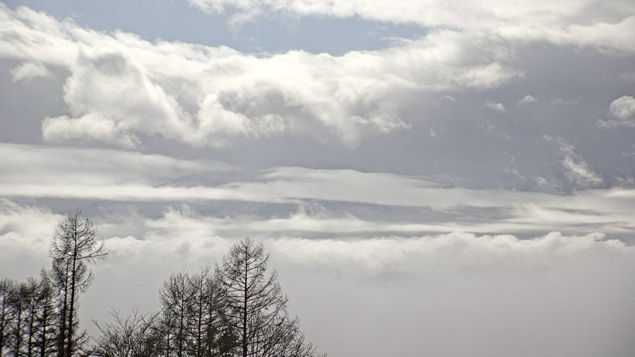 嬬恋村からみた浅間山