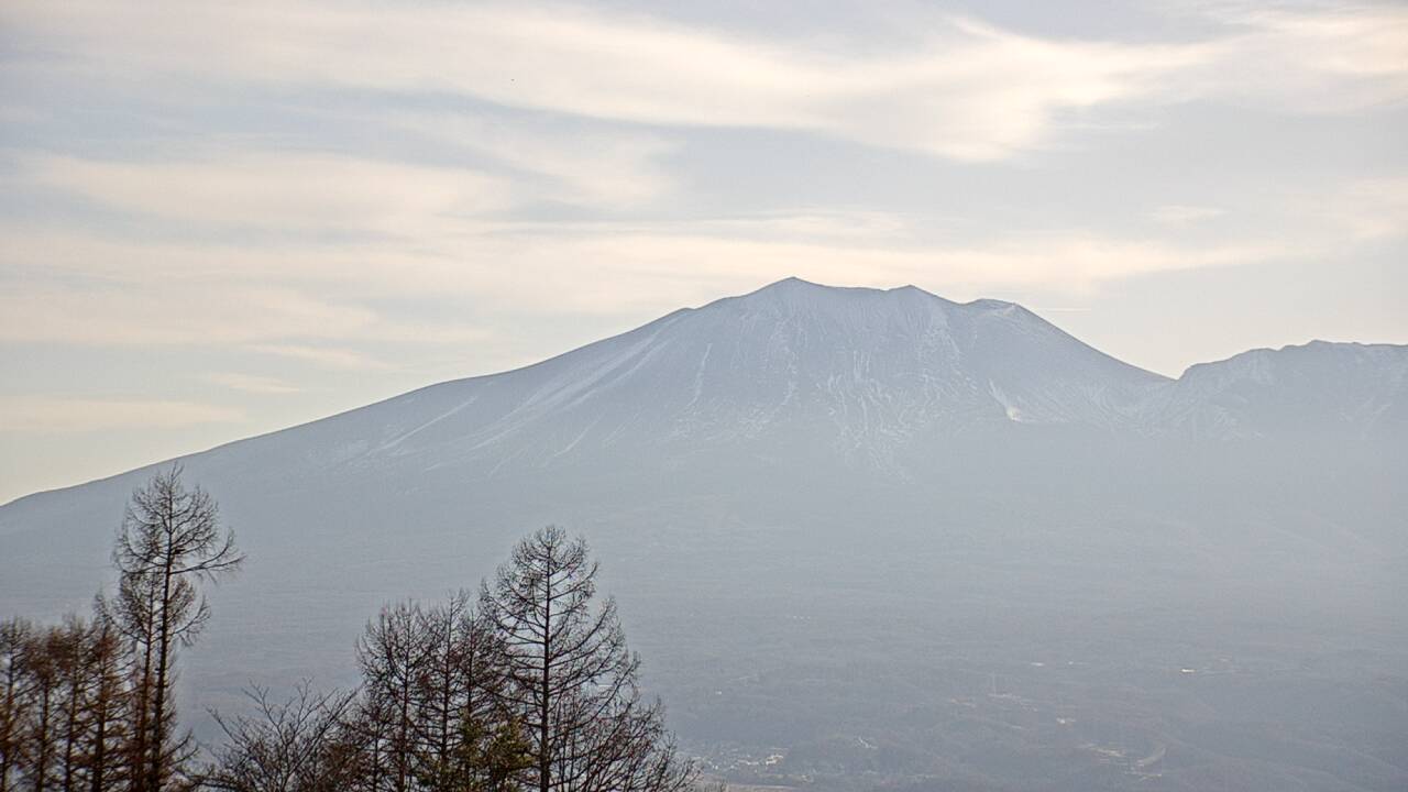 Mt. Asama  as viewed from Tsumagoi Village