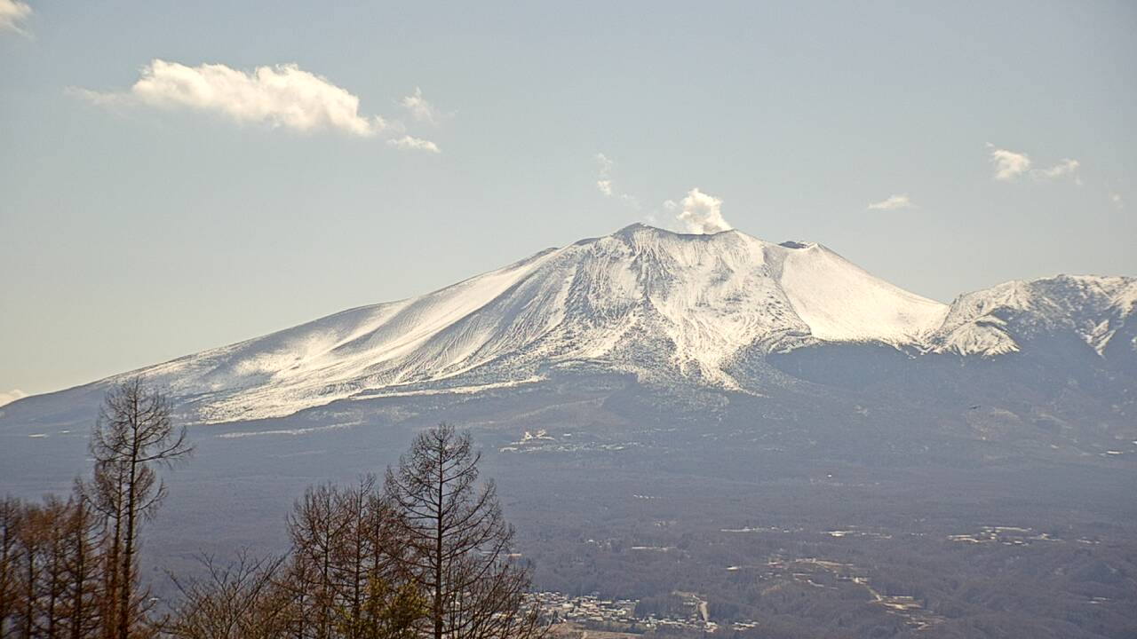 嬬恋村からみた浅間山