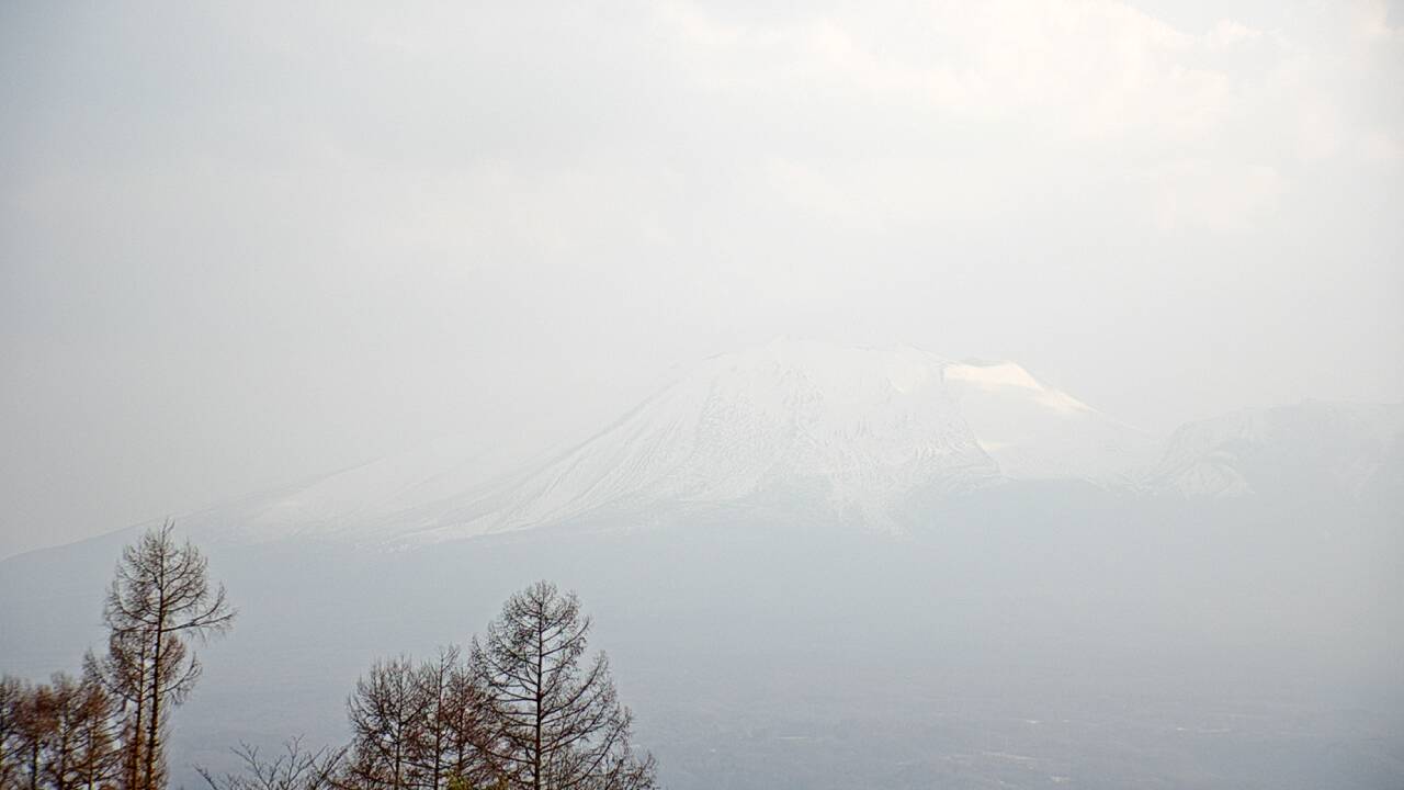 嬬恋村からみた浅間山