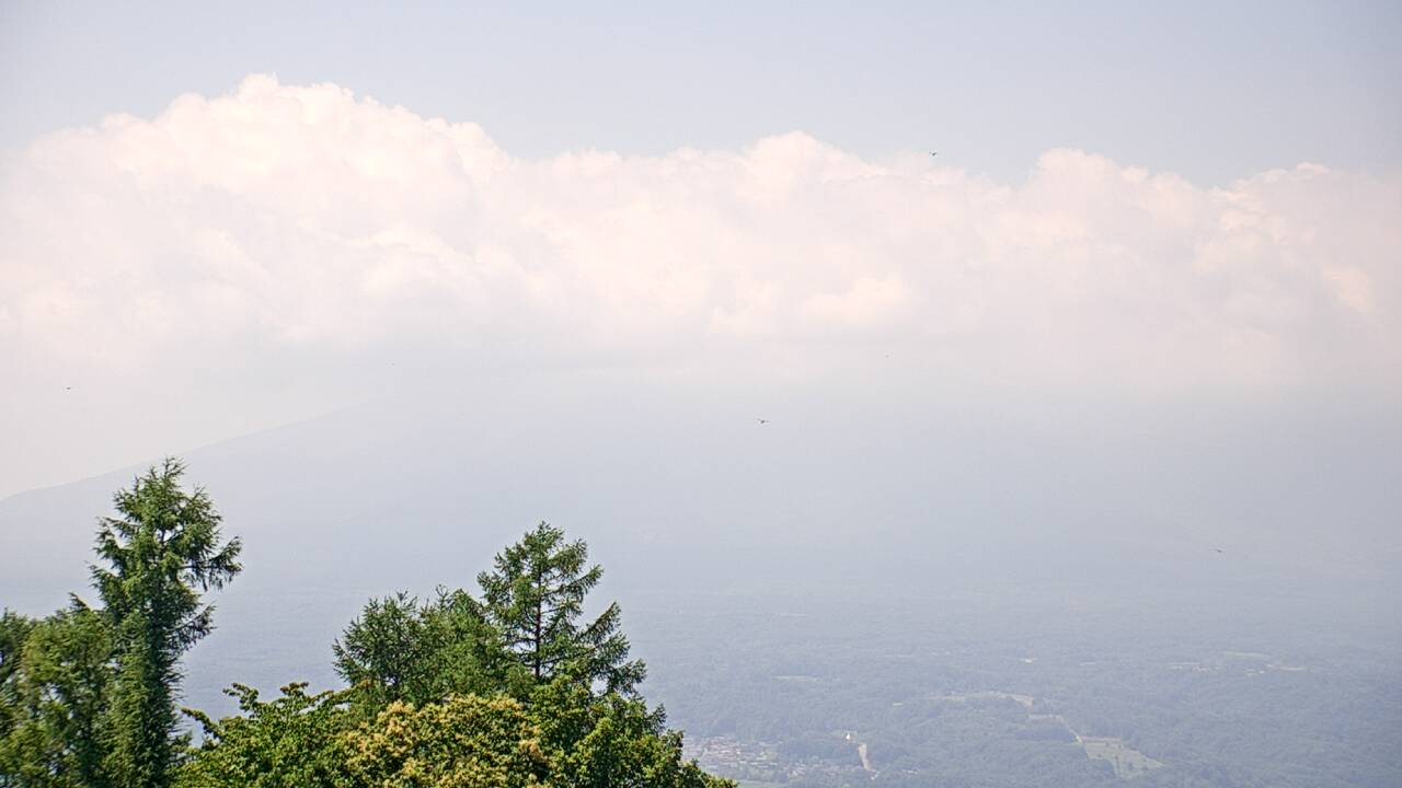 Mt. Asama  as viewed from Tsumagoi Village