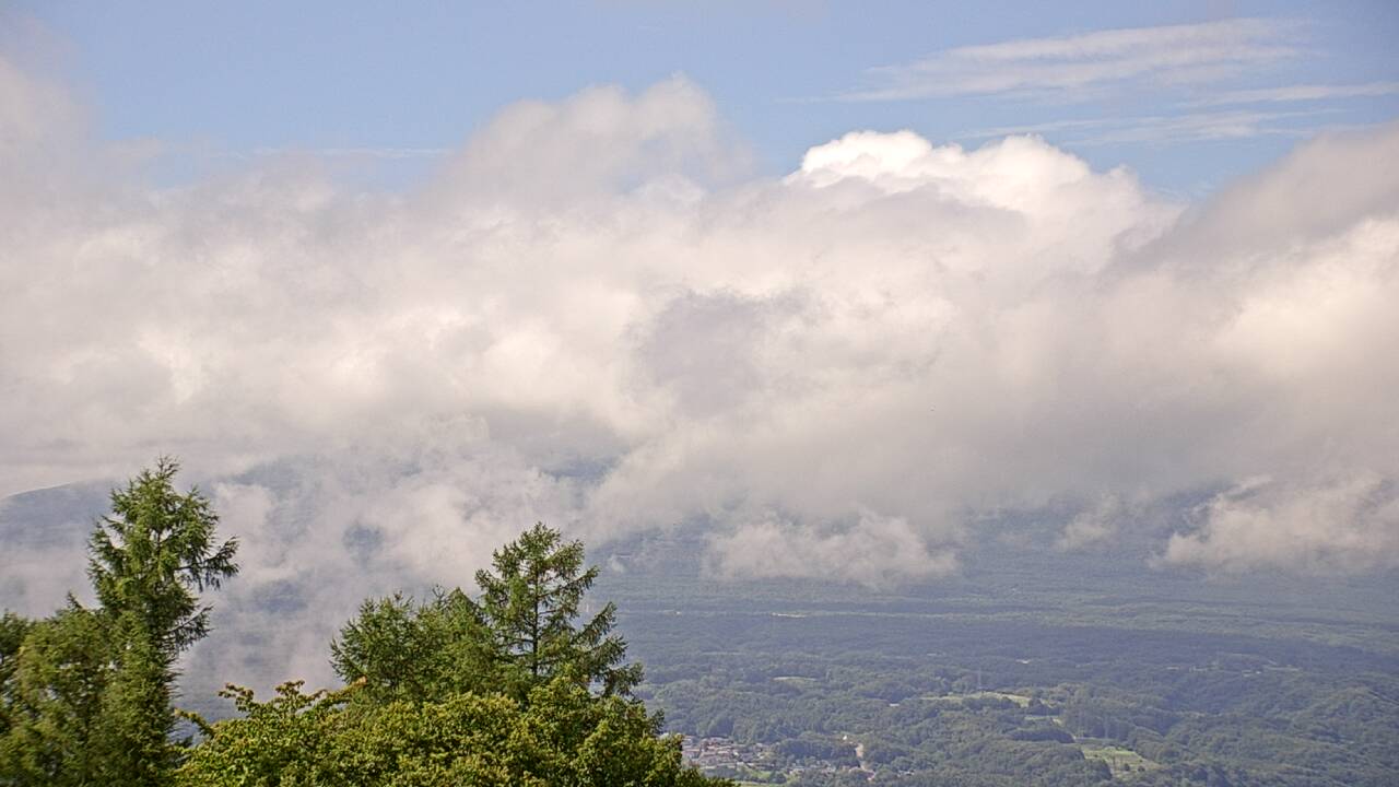嬬恋村からみた浅間山