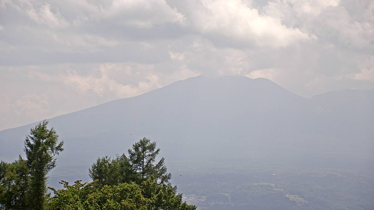Mt. Asama  as viewed from Tsumagoi Village