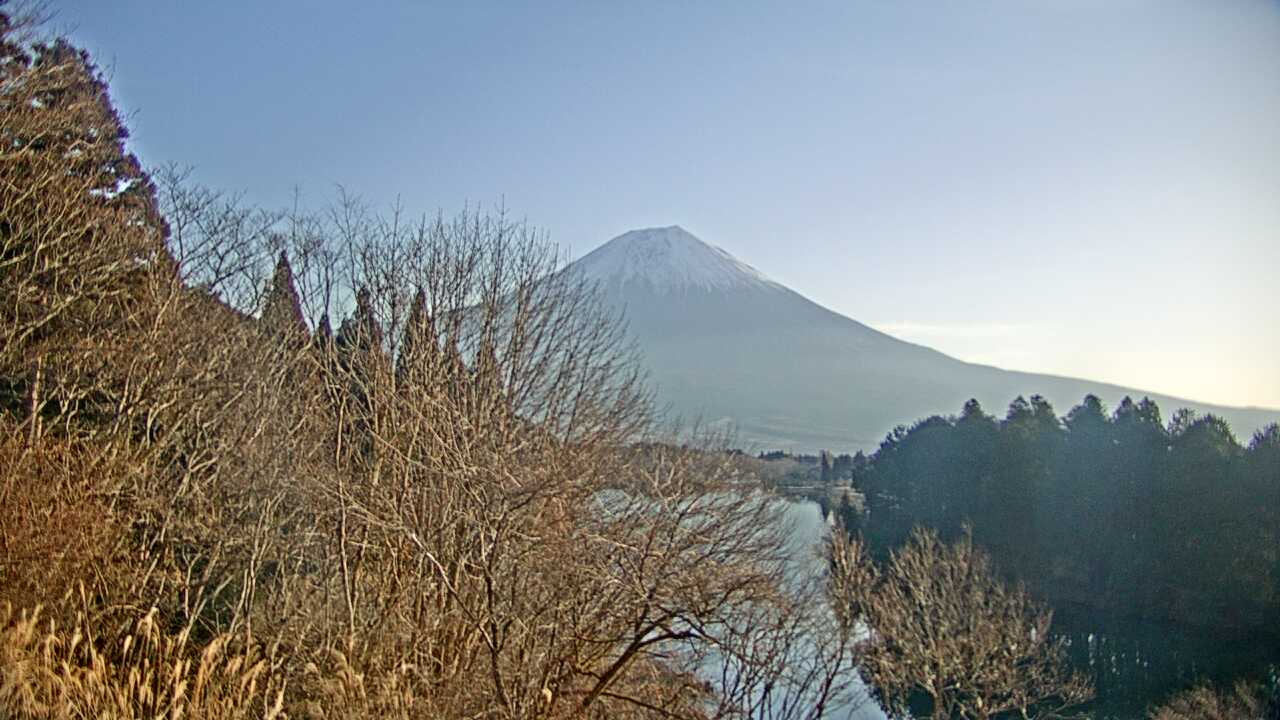 Mt. Fuji as viewed from Lake Tanukiko