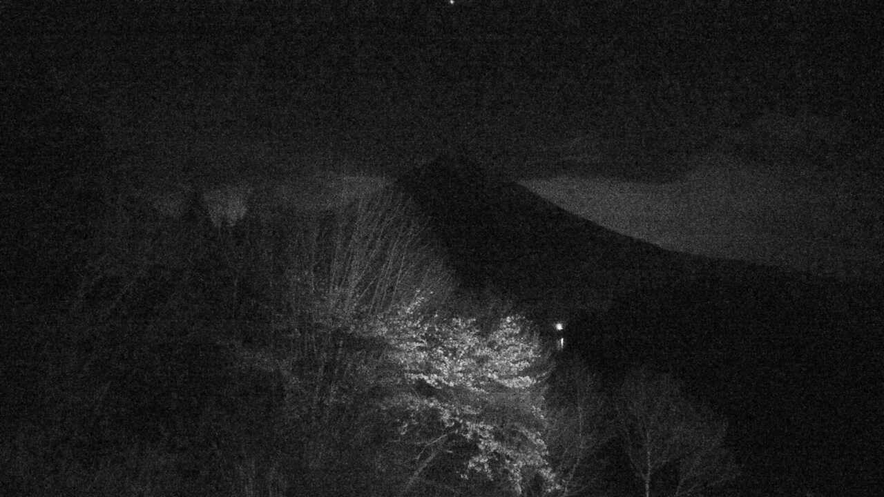 田貫湖畔からみた富士山