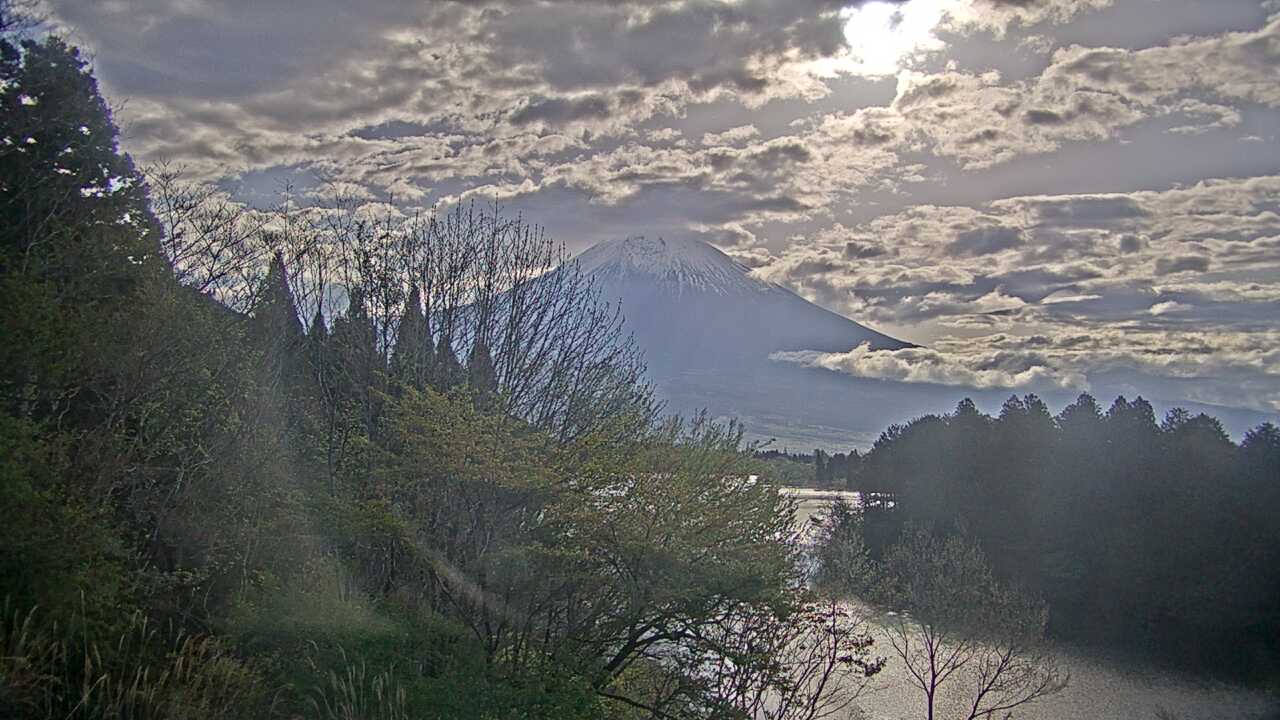 Mt. Fuji as viewed from Lake Tanukiko