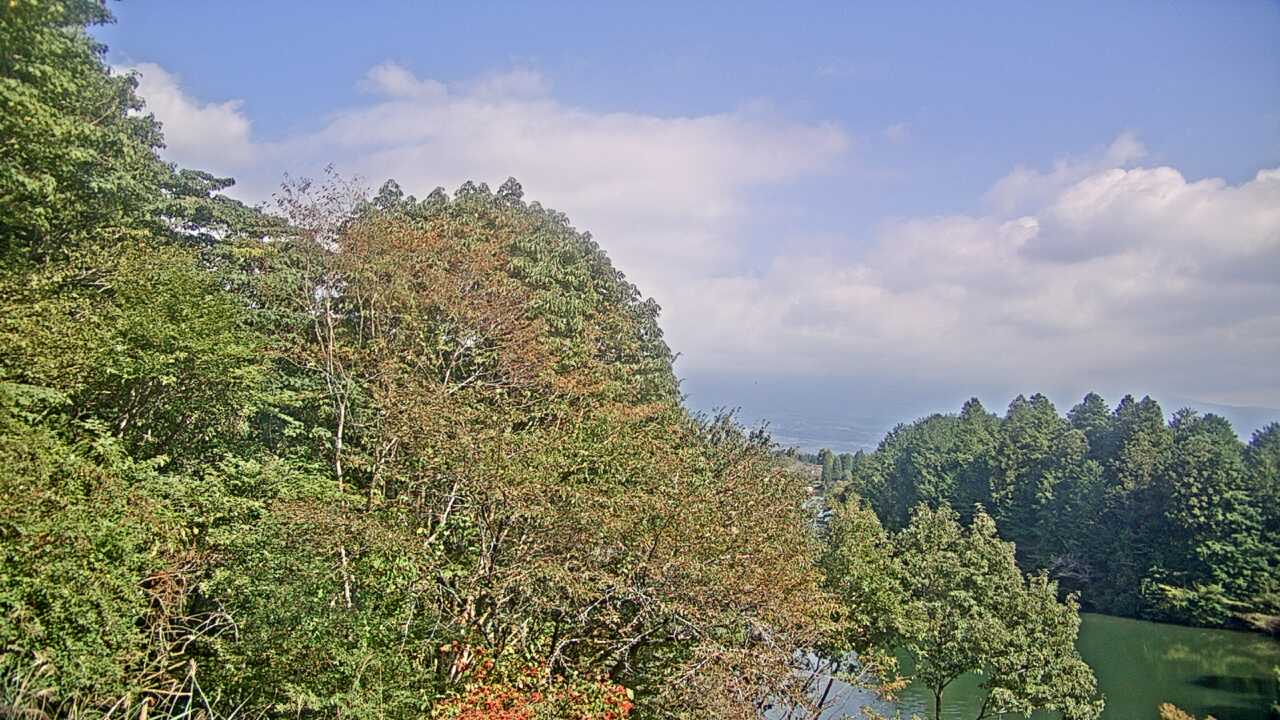 田貫湖畔からみた富士山