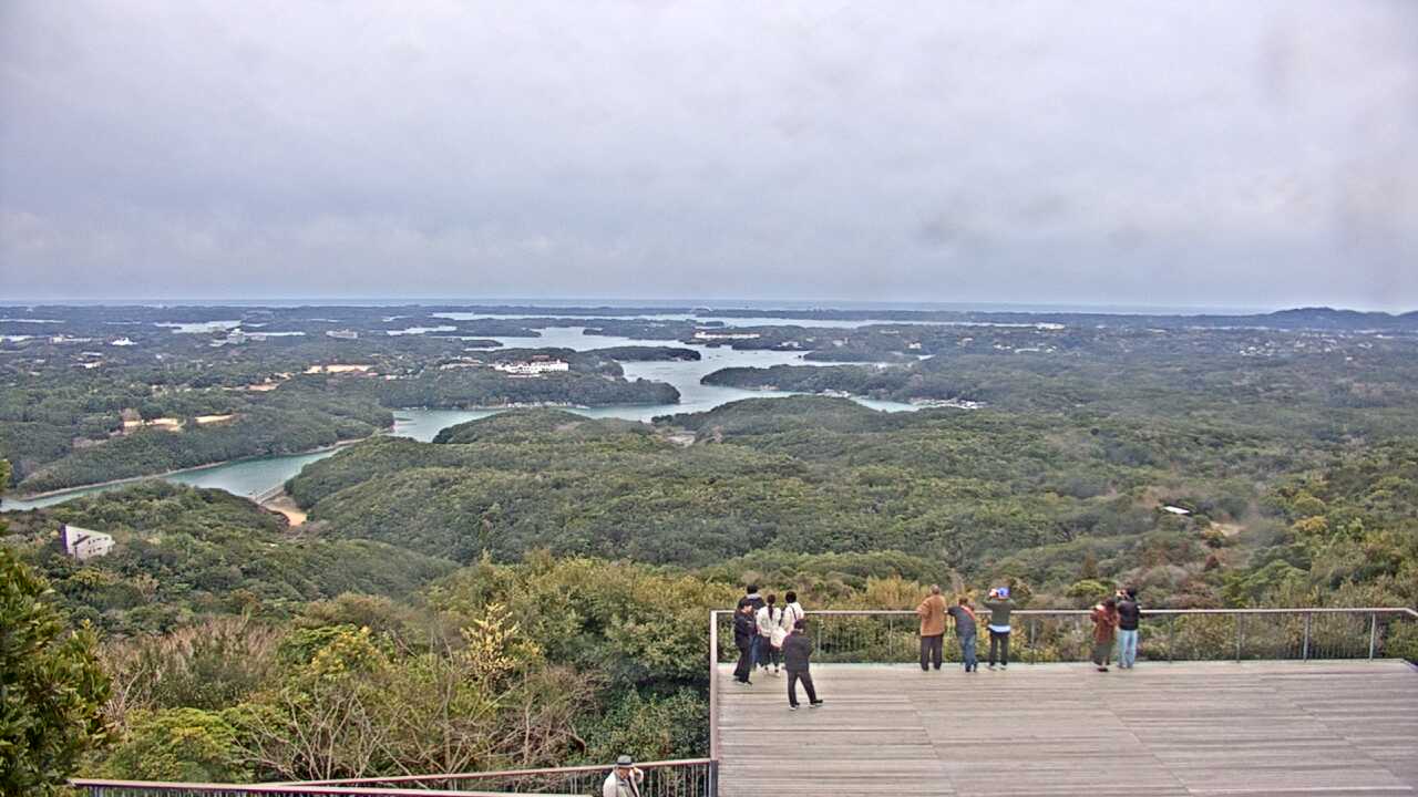 志摩半島横山からみた英虞湾