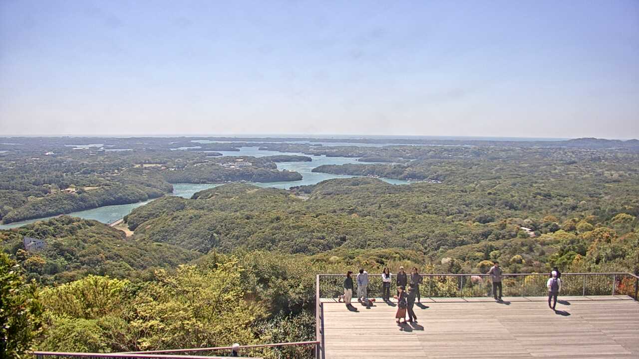 志摩半島横山からみた英虞湾