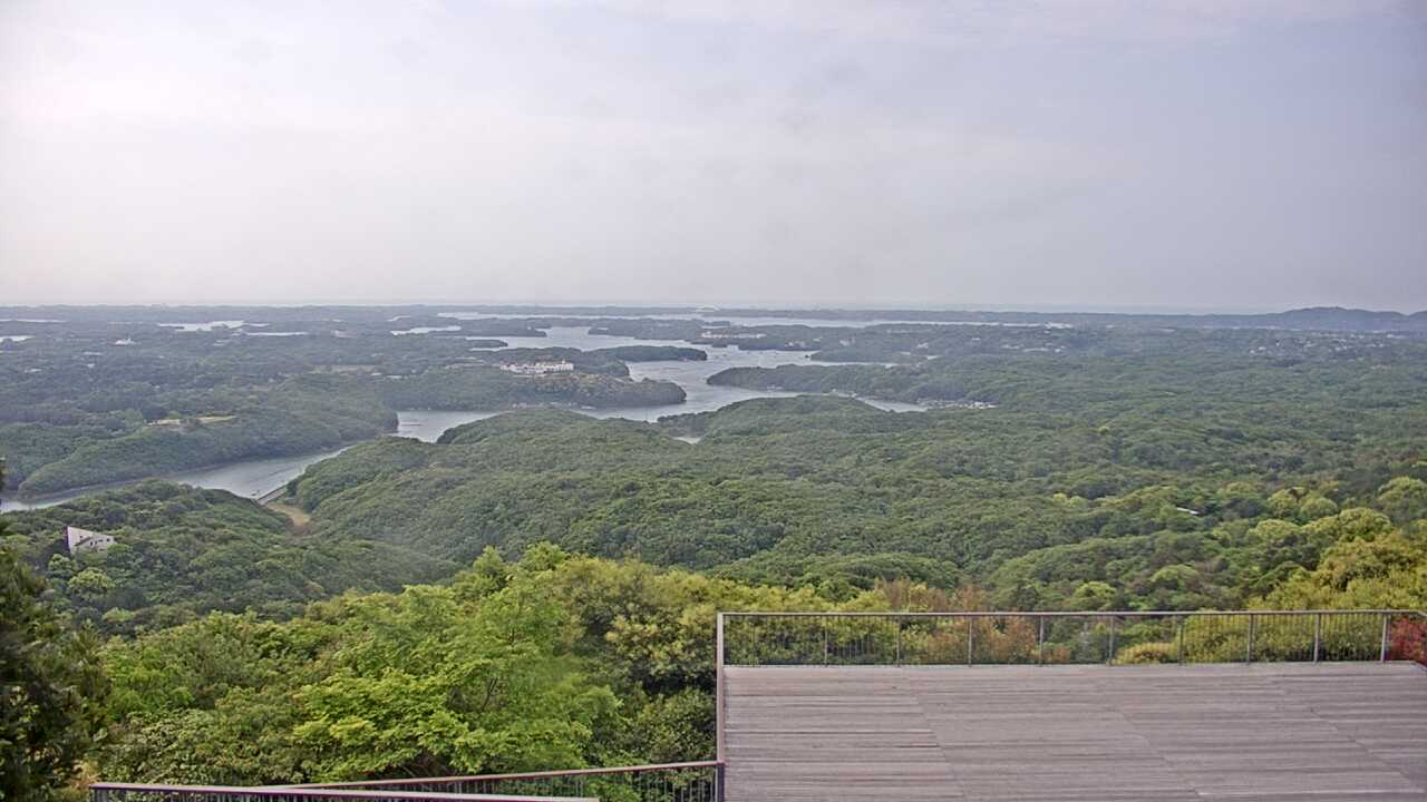 志摩半島横山からみた英虞湾