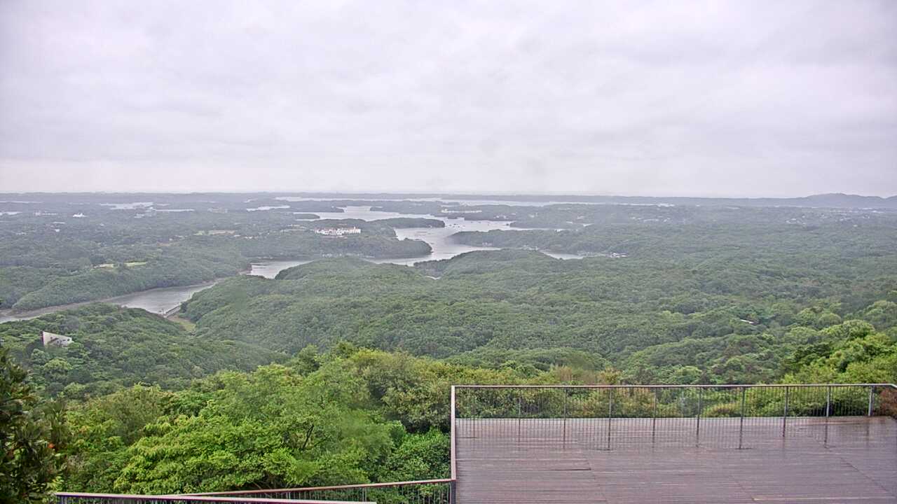 志摩半島横山からみた英虞湾