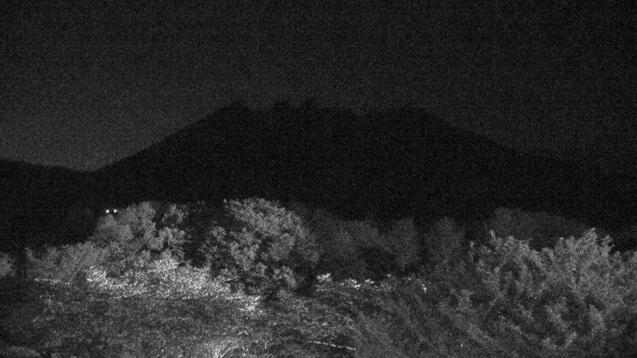 Mt. Neko as viewed from the southern area of Mt. Aso