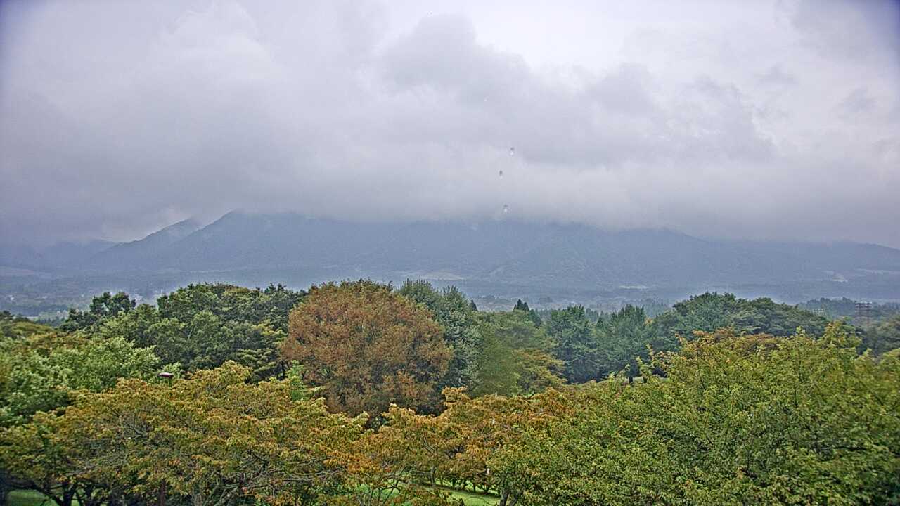 南阿蘇からみた阿蘇山系の根子岳