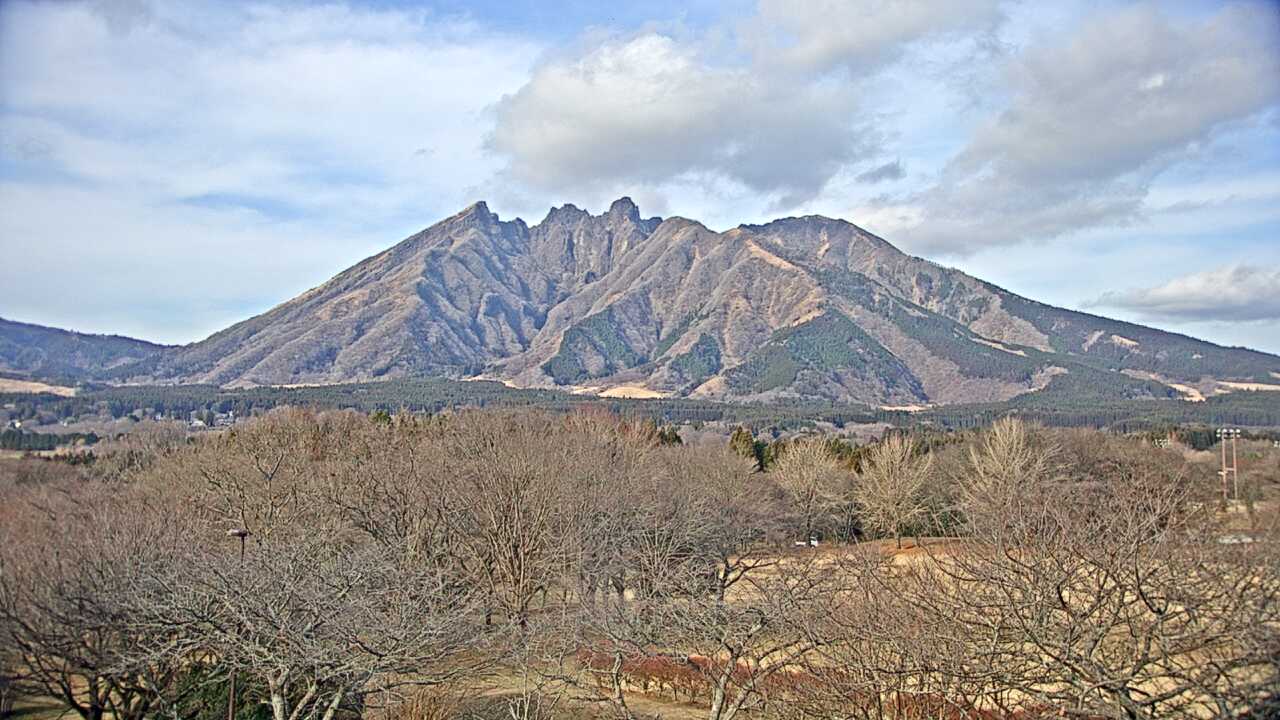 Mt. Neko as viewed from the southern area of Mt. Aso