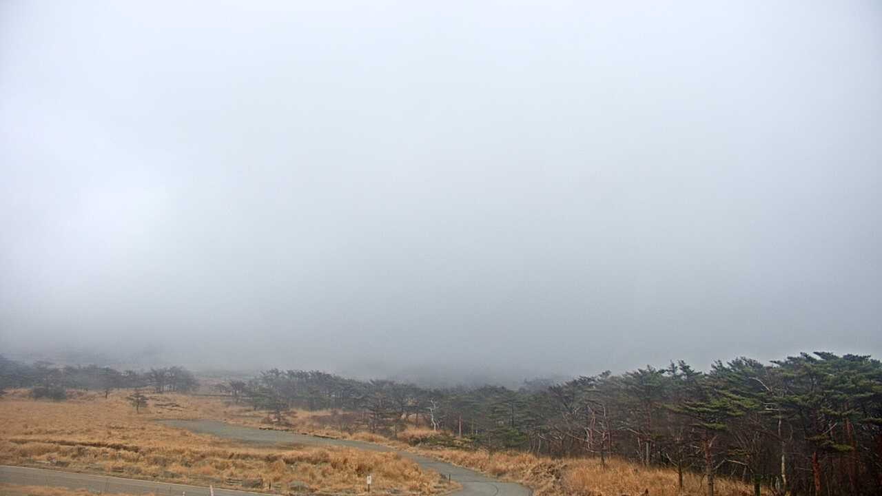 Kirishima mountains as viewed from the Ebino Highlands
