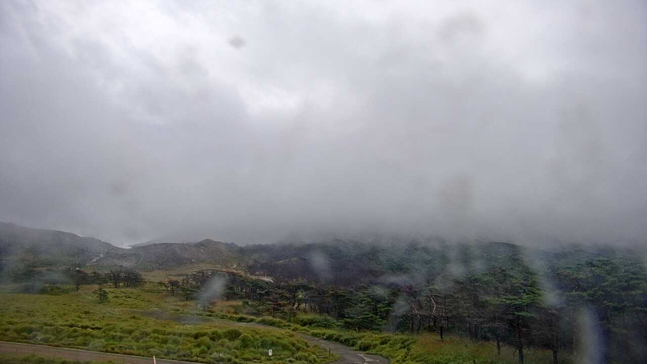 えびの高原からみた霧島連山