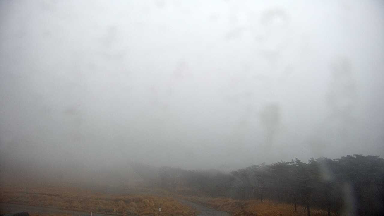 Kirishima mountains as viewed from the Ebino Highlands