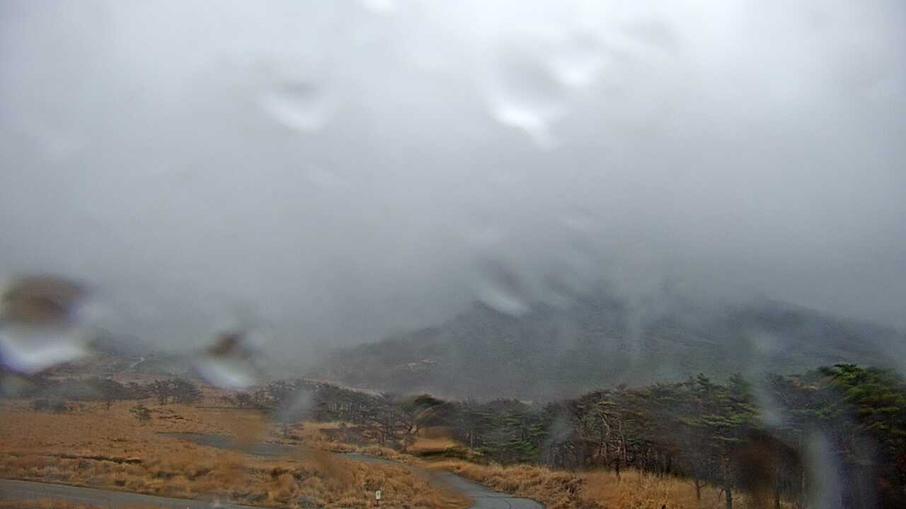 えびの高原からみた霧島連山