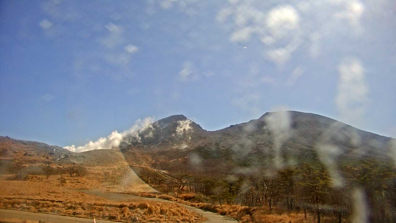 えびの高原からみた霧島連山