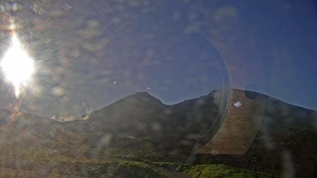 えびの高原からみた霧島連山